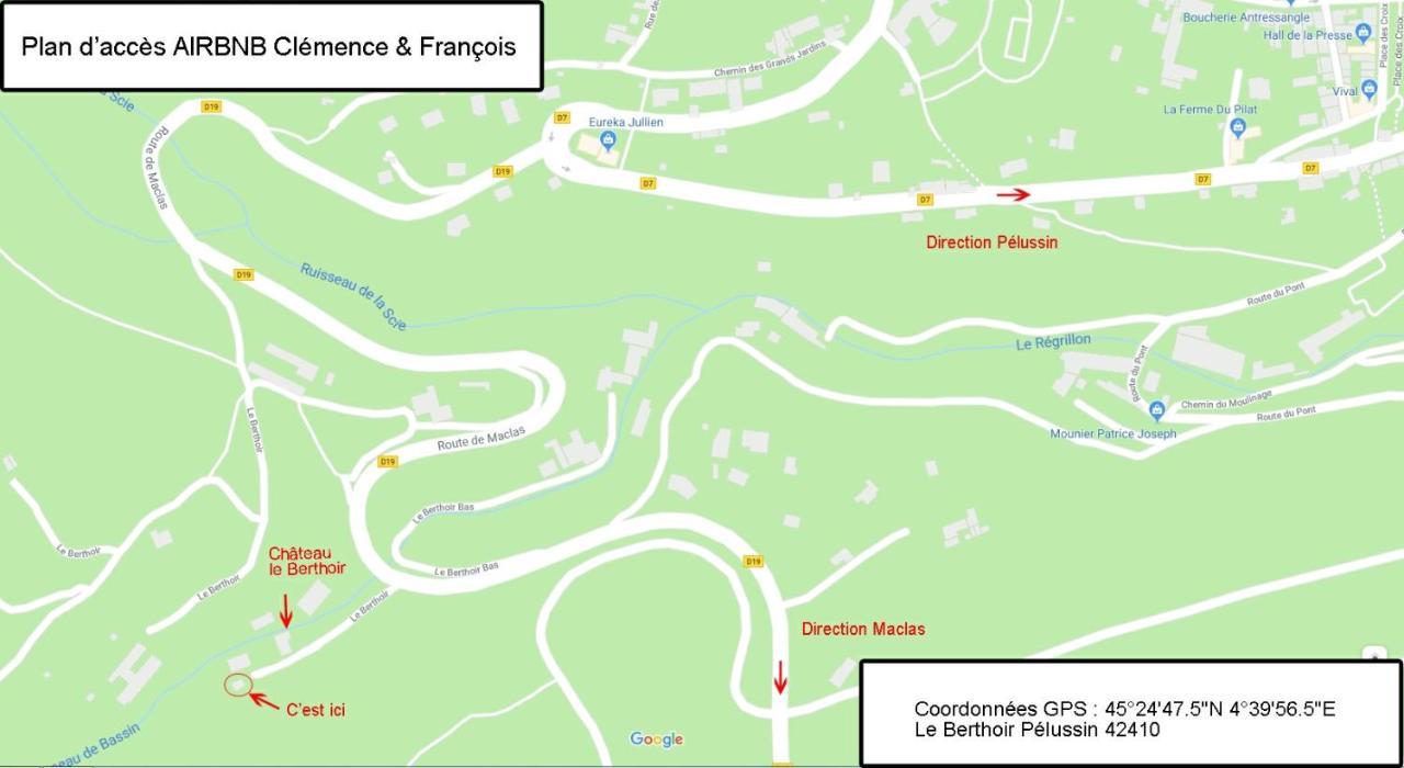 Pélussin Gite Au Coeur Du Parc Naturel Regional Du Pilat מראה חיצוני תמונה
